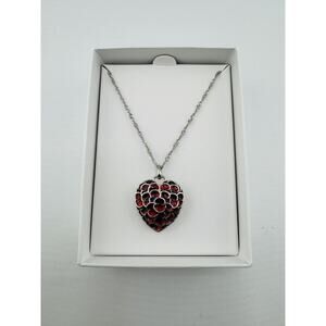 The Royal British Legion Flower Floral Heart Necklace New In Box